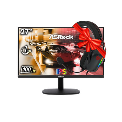 ASROCK 27″ CL27FF 100Hz FHD IPS + SG G800 DE REGALO