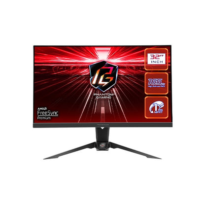 ASRock PHANTOM GAMING PG32QF2B 32″ VA PLANO 165Hz 2K